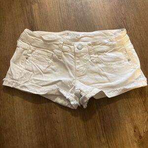 Mossimo Supply Co White Denim Shorts 3